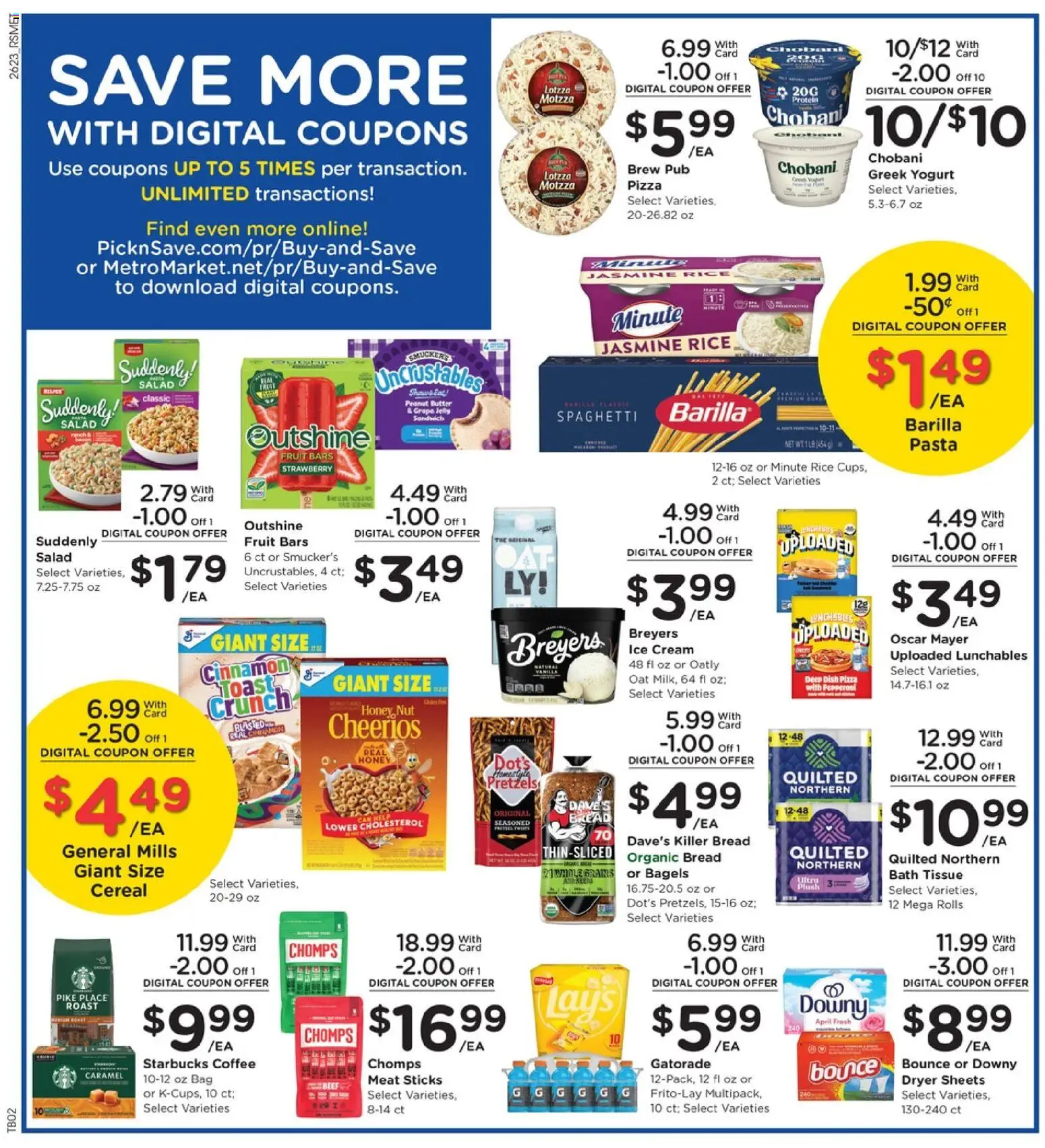 Pick ‘n Save Weekly Ad - valid from 07/08/2026 | Page: 6 | Products: Bath, Butter, Beef, Pasta