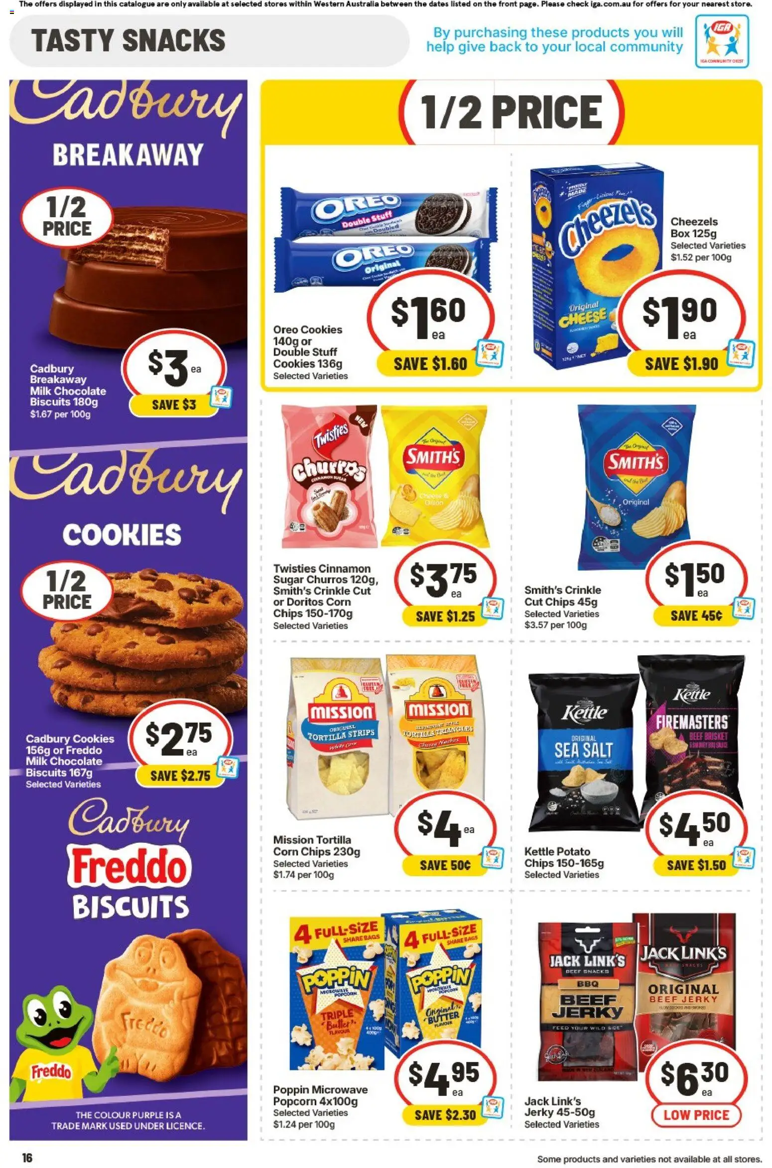 IGA catalogue - valid from 12/08/2026 | Page: 17 | Products: Milk, Chips, Popcorn, Oreo