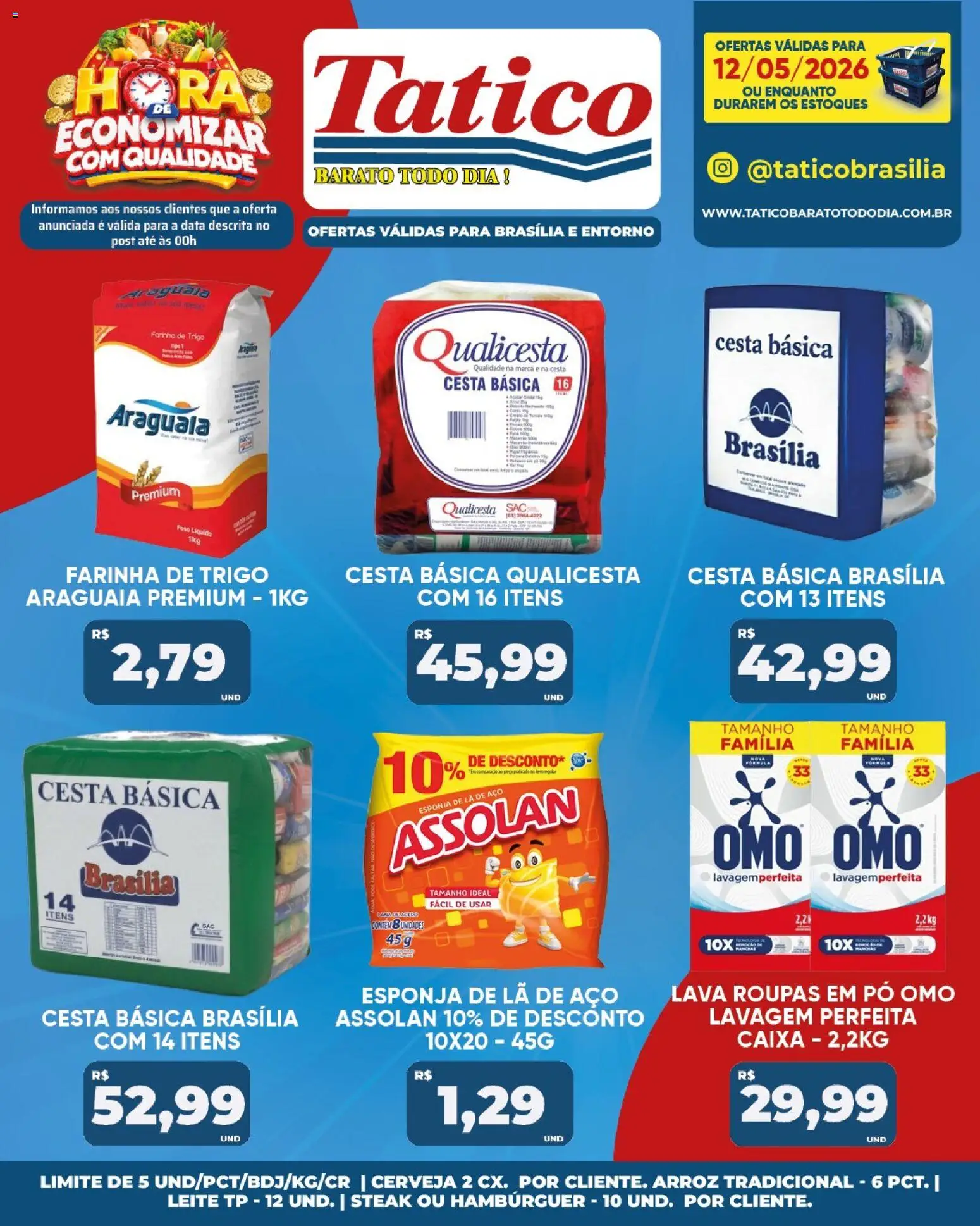 Tatico Folheto - válido de 12.05.2026 | Página: 17 | Produtos: Pó, Arroz, Roupas, Hambúrguer