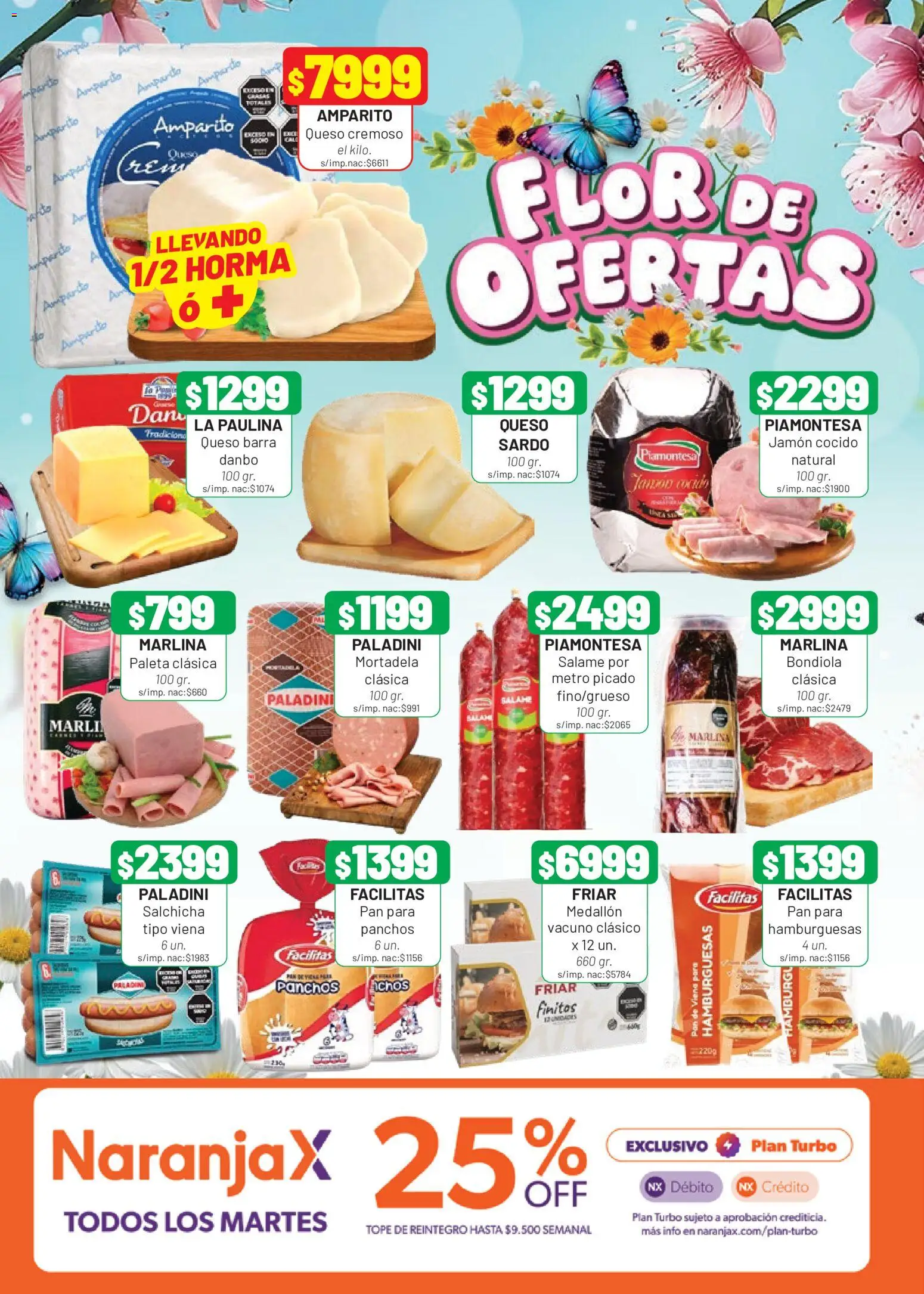 Almacor catálogo │ válido desde el 17/09/2026 | Página: 4 | Productos: Mortadela, Paleta, Queso, Jamón