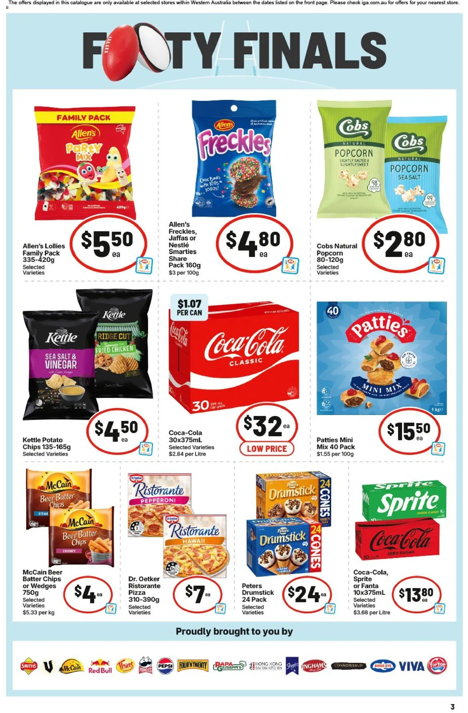 IGA catalogue - valid from 09/09/2026 | Page: 4 | Products: Beer, Pepsi, Salt, Sugar