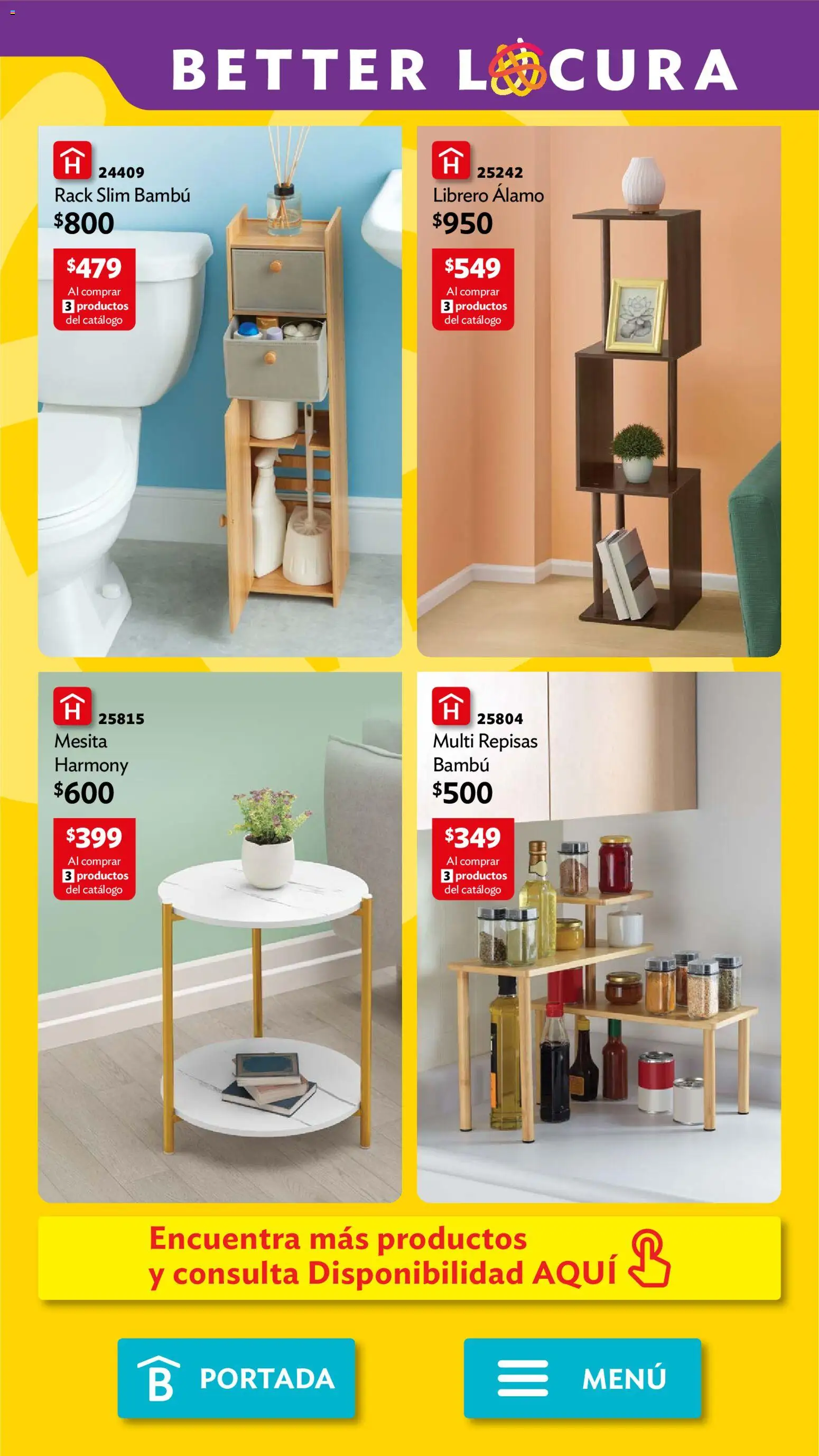 Nuevas ofertas de Betterware válidas en toda la República Mexicana desde el 31/08/2026. ¡Encuentra las mejores ofertas en Betterware campaña 9 2026! | Página: 114