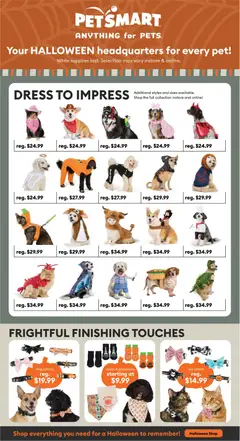 Preview of Petsmart flyer - Halloween lookbook from shop Petsmart valid from Oct 19, 2026