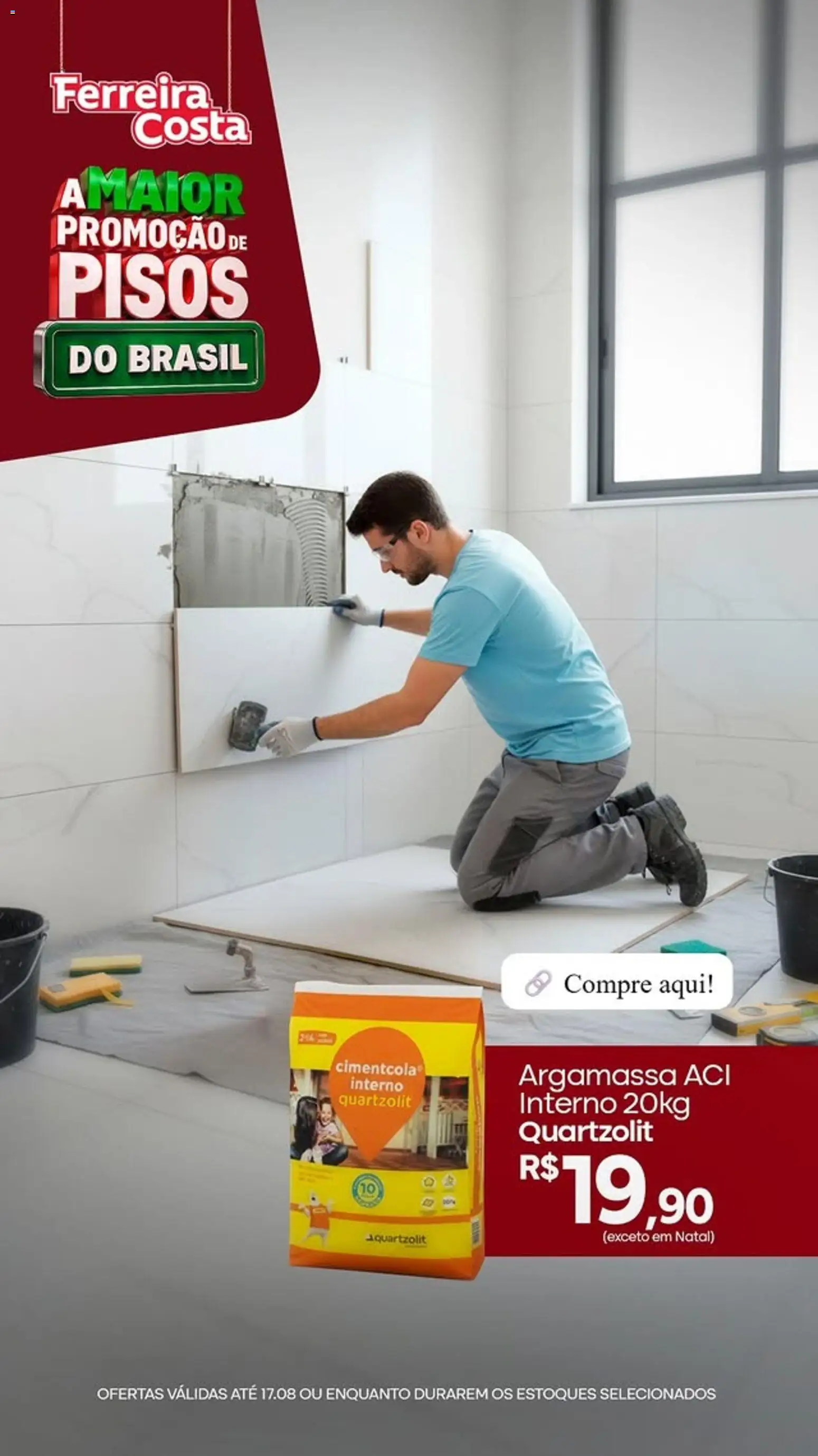 Ferreira Costa Folheto - válido de 04/08/2026 | Página: 2 | Produtos: Argamassa