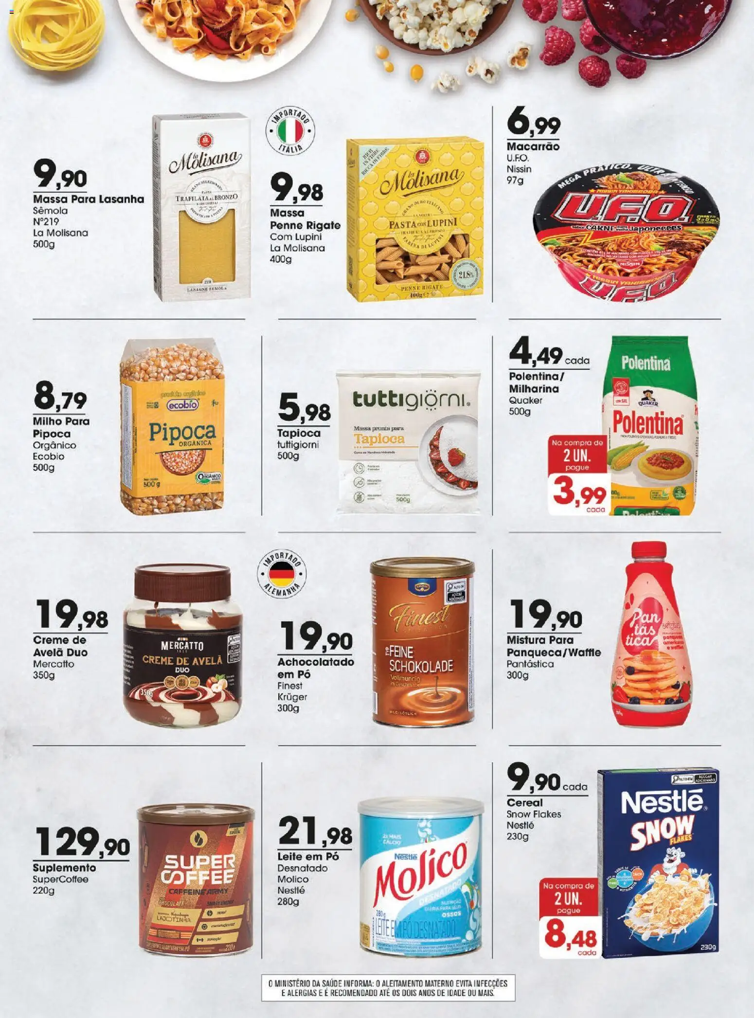 Zaffari Folheto - válido de 12.05.2026 | Página: 4 | Produtos: Achocolatado, Tapioca, Creme, Leite em pó