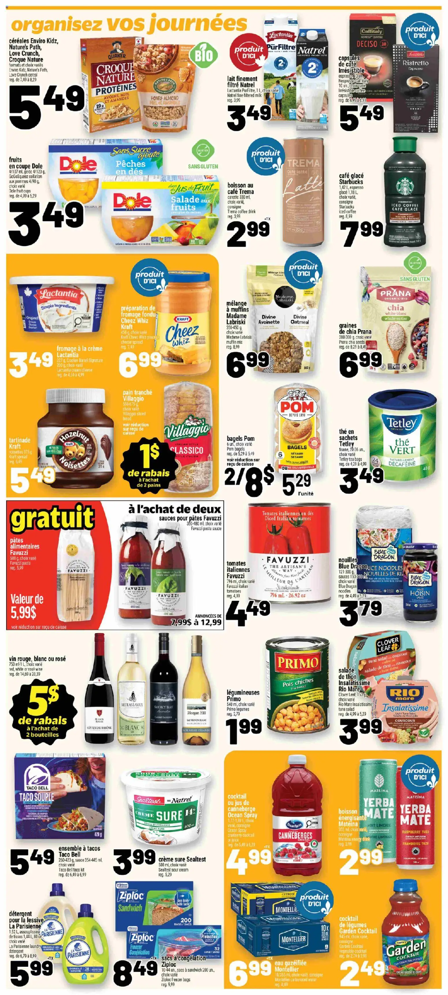 Metro flyer valid from Sep 17, 2026 | Page: 18 | Products: Water, Legumes, Energy drink, Capsules
