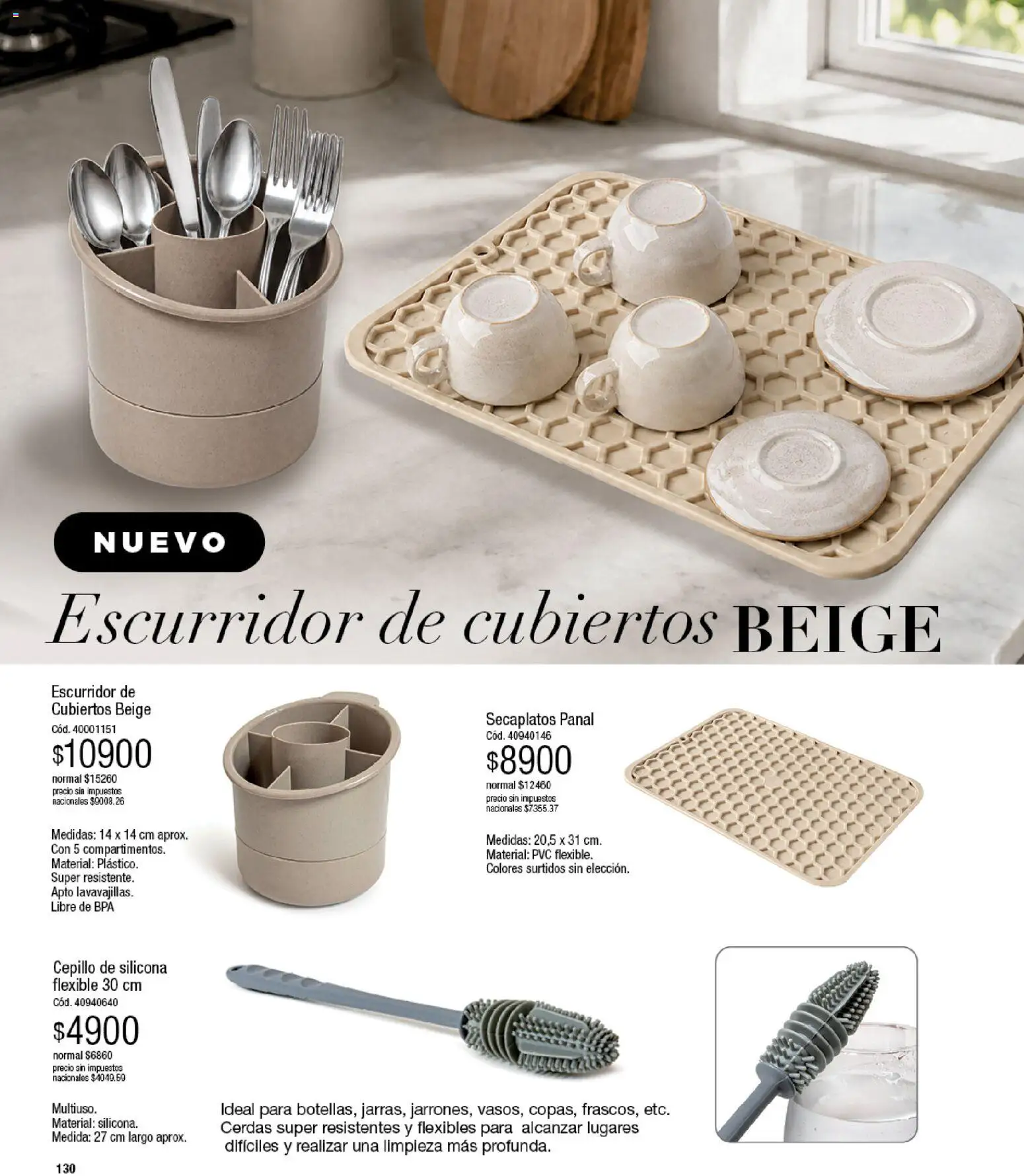 Millanel catálogo │ válido desde el 14/09/2026 | Página: 154 | Productos: Flexible, Cepillo, Escurridor