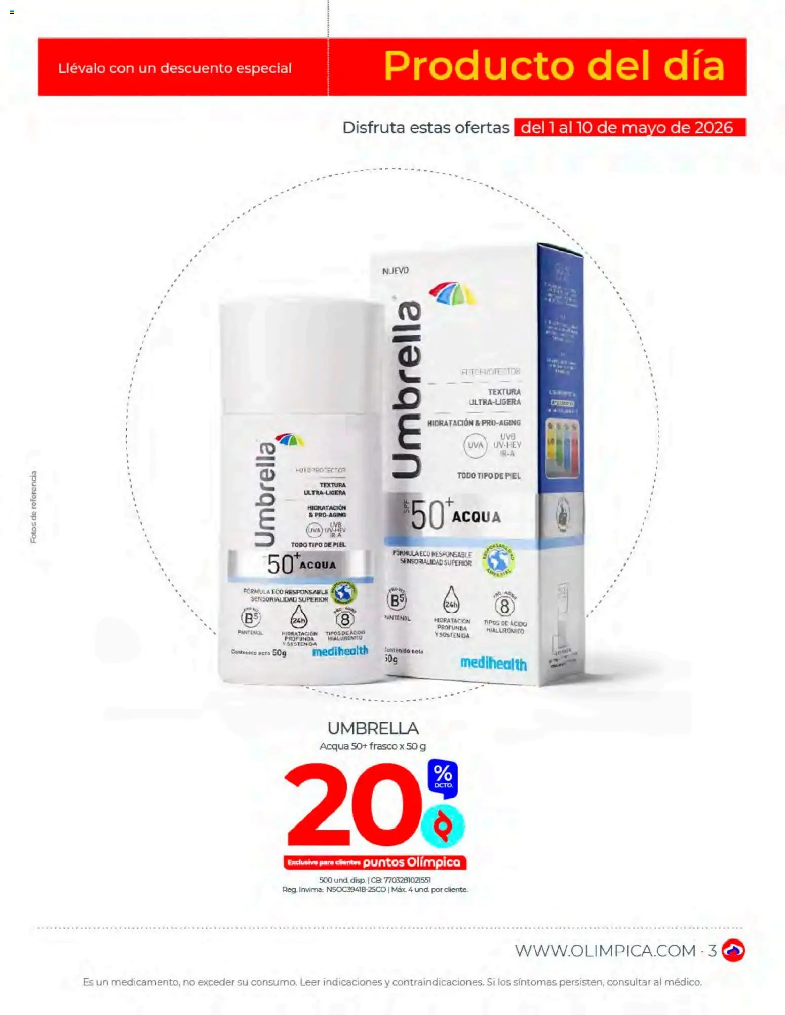 Olímpica revista - valida desde el 01.05.2026 | Página: 3 | Productos: Frasco, Uva