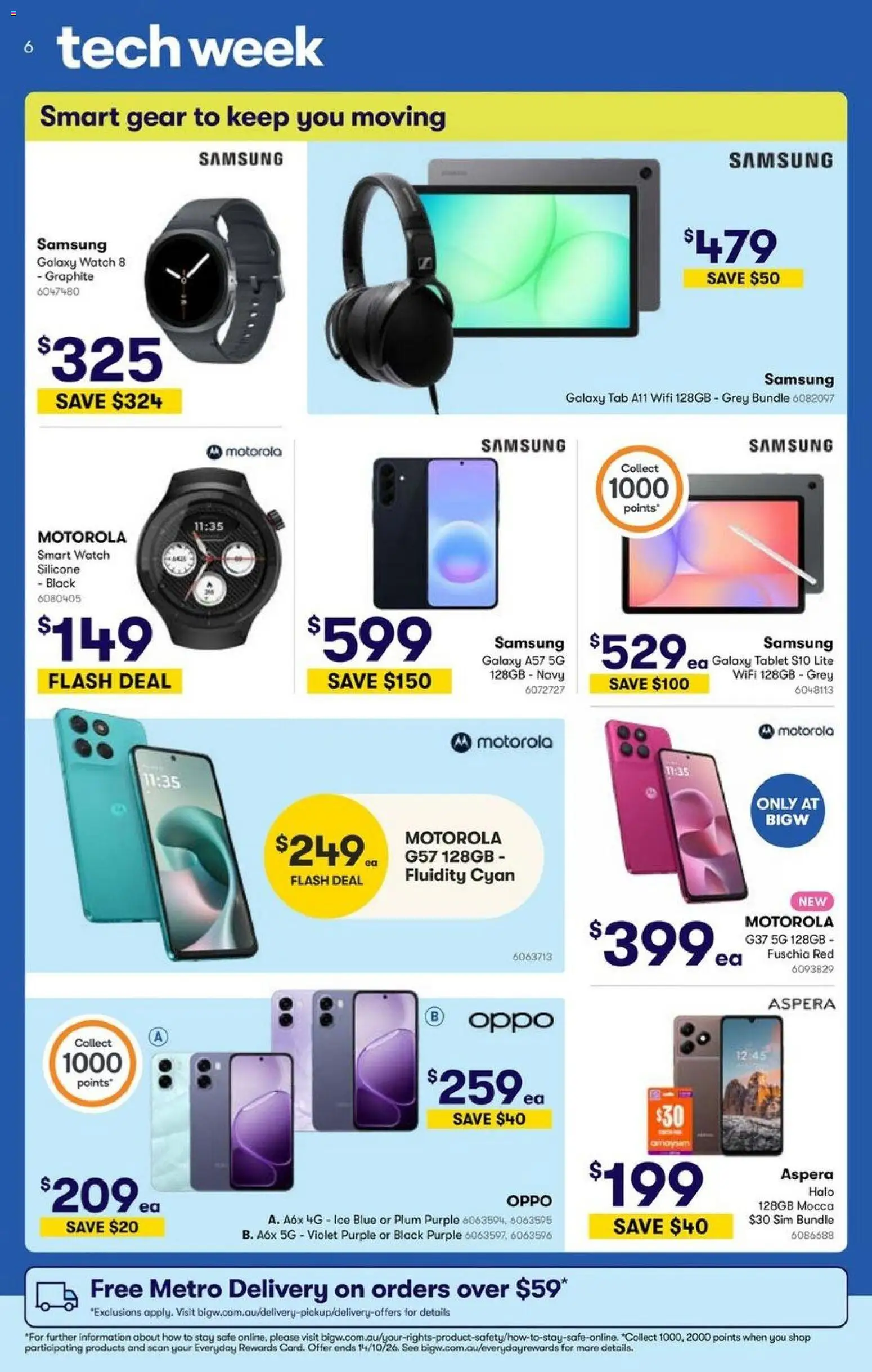 Big W catalogue - valid from 01/10/2026 | Page: 6 | Products: Ice, Watch, Tablet, Safe
