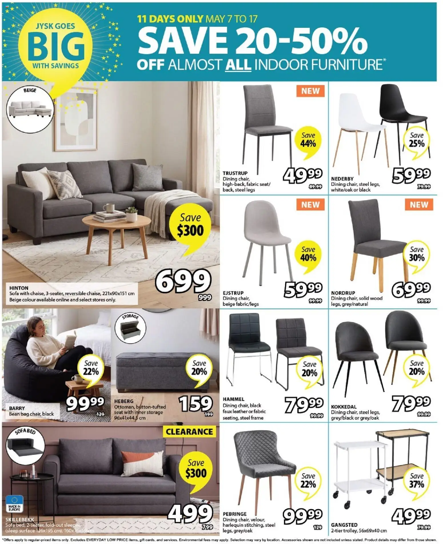 JYSK flyer valid from 07.05.2026 | Page: 30 | Products: Bag, Sofa