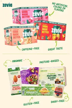 Preview of Sprouts weekly ads valid from 29.04.2026 | Page: 6 | Products: Peaches, Eggs, Vegetables, Sugar
