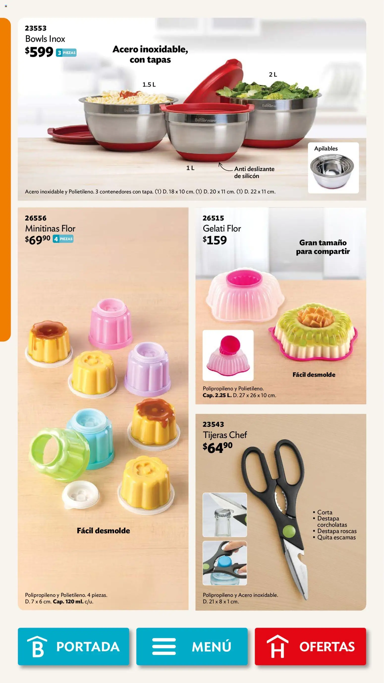Nuevas ofertas de Betterware válidas en toda la República Mexicana desde el 02/11/2026. ¡Encuentra las mejores ofertas en Betterware campaña 11 2026! | Página: 48