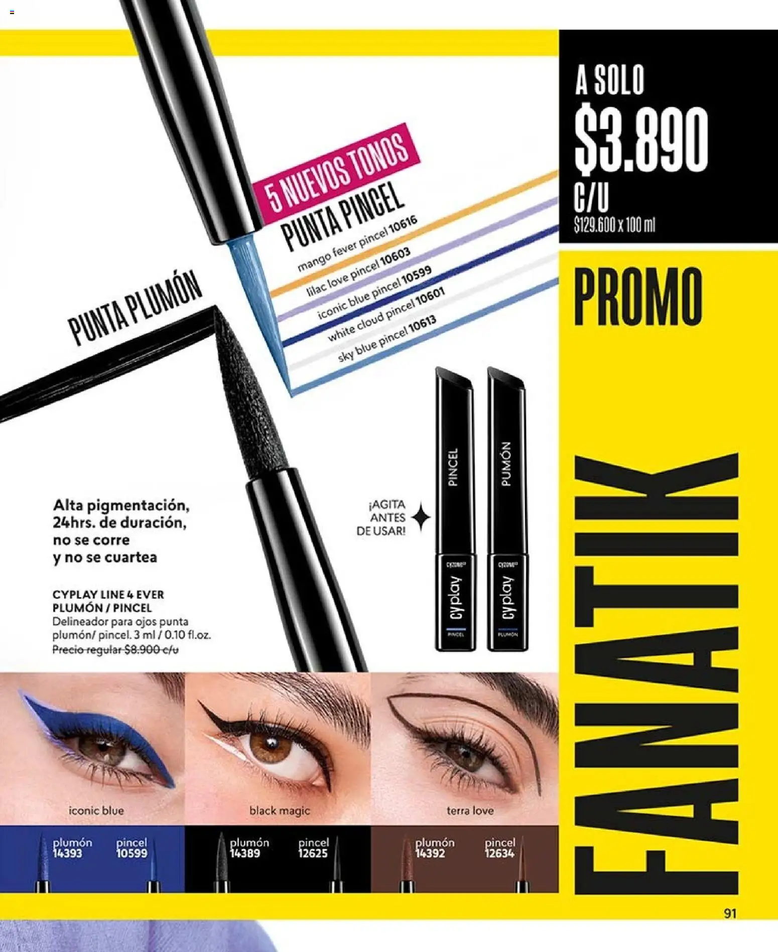 Catálogo CyZone Campaña 13 │ válido desde el 26.07.2026 | Página: 103 | Productos: Mango, Delineador, Plumón, Pincel