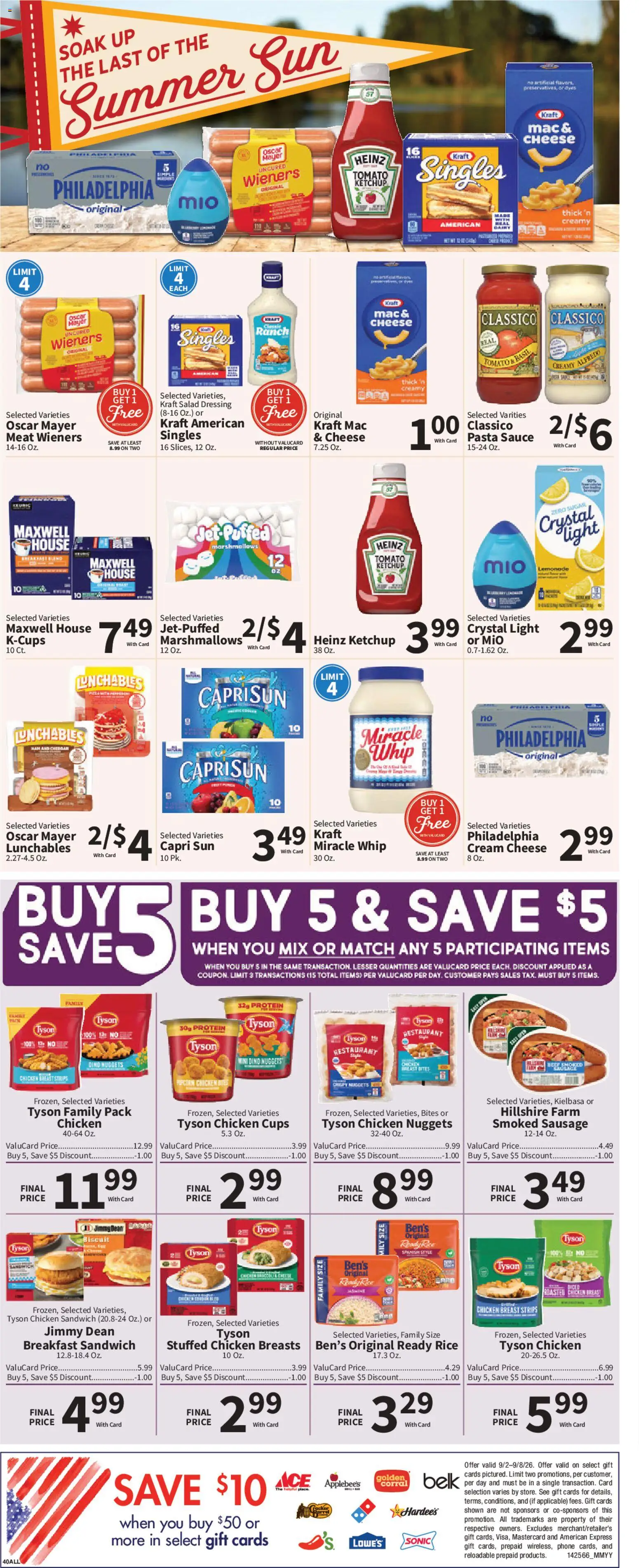 Food City Weekly Ad - valid from 09/02/2026 | Page: 6 | Products: Meat, Chicken, Cheese, Phone