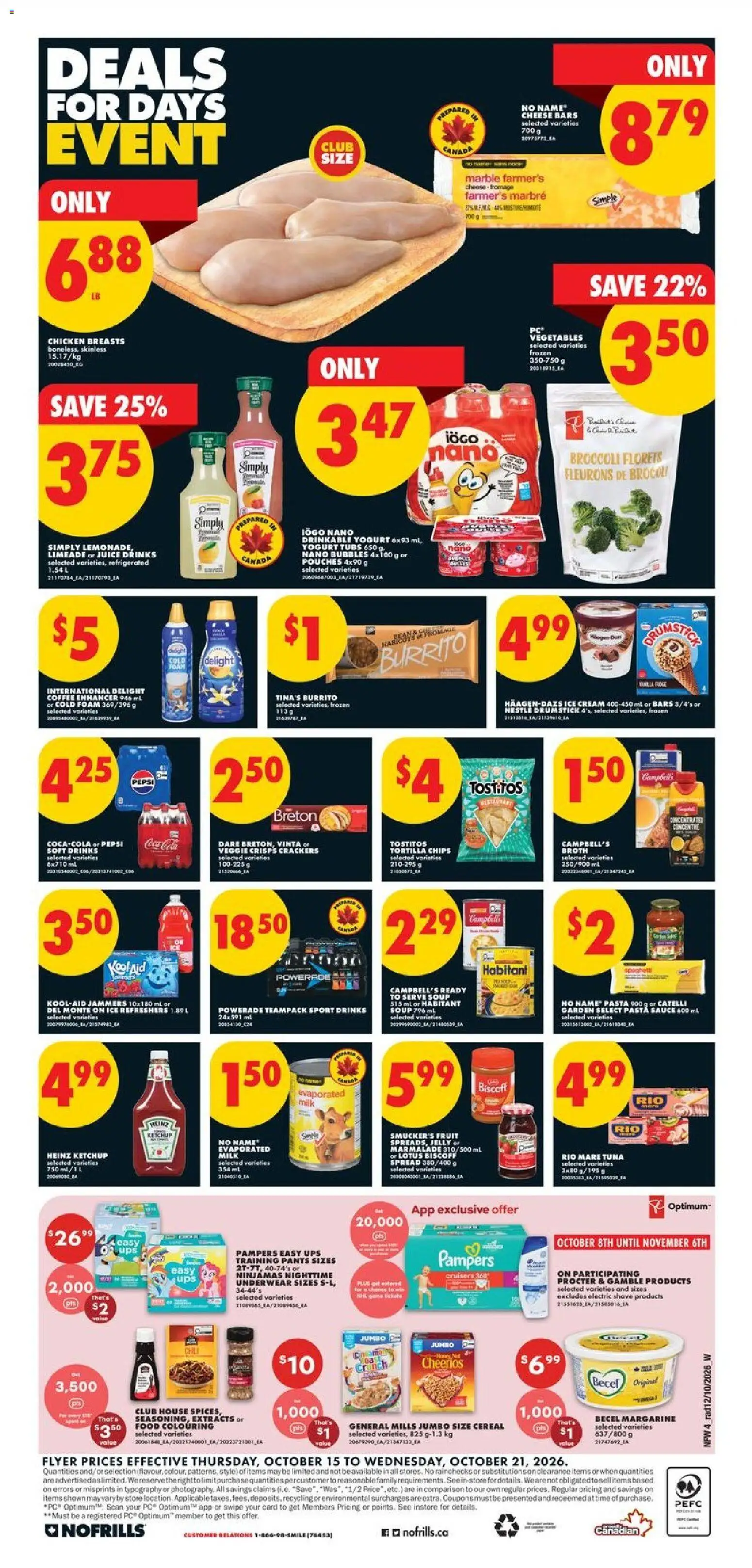 No Frills flyer valid from Oct 15, 2026 | Page: 4