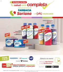 Vista previa de Soriana Folleto Farmacia Soriana Híper Nacional, nuevo folleto de la tienda, válido en México a partir del 01/09/2026