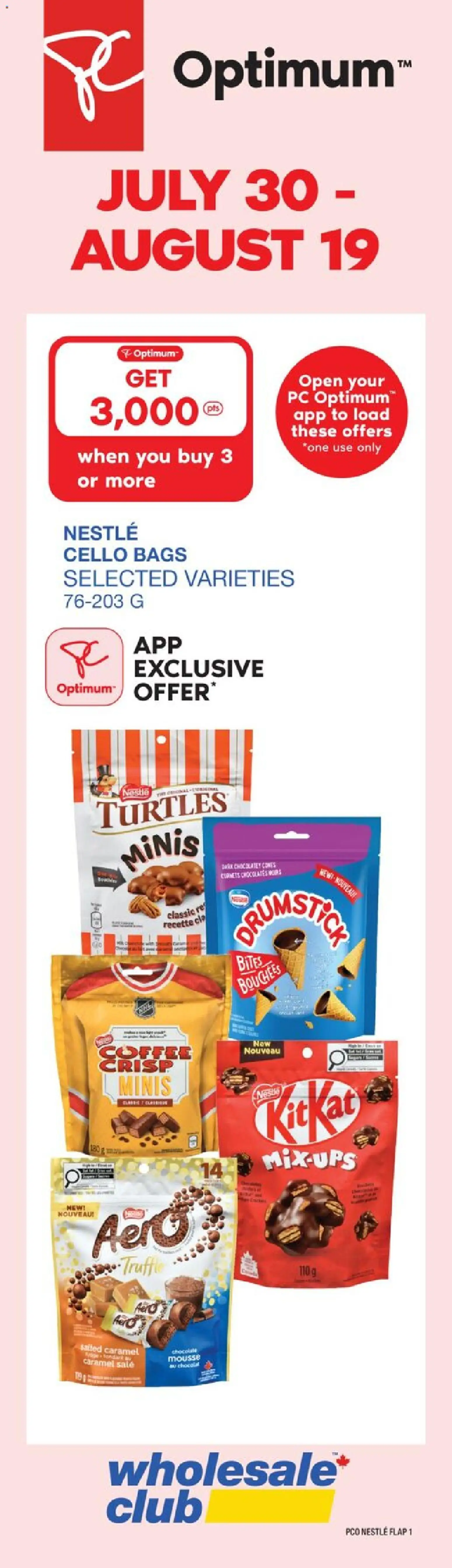 Wholesale Club flyer valid from Jul 30, 2026 | Page: 3 | Products: PC
