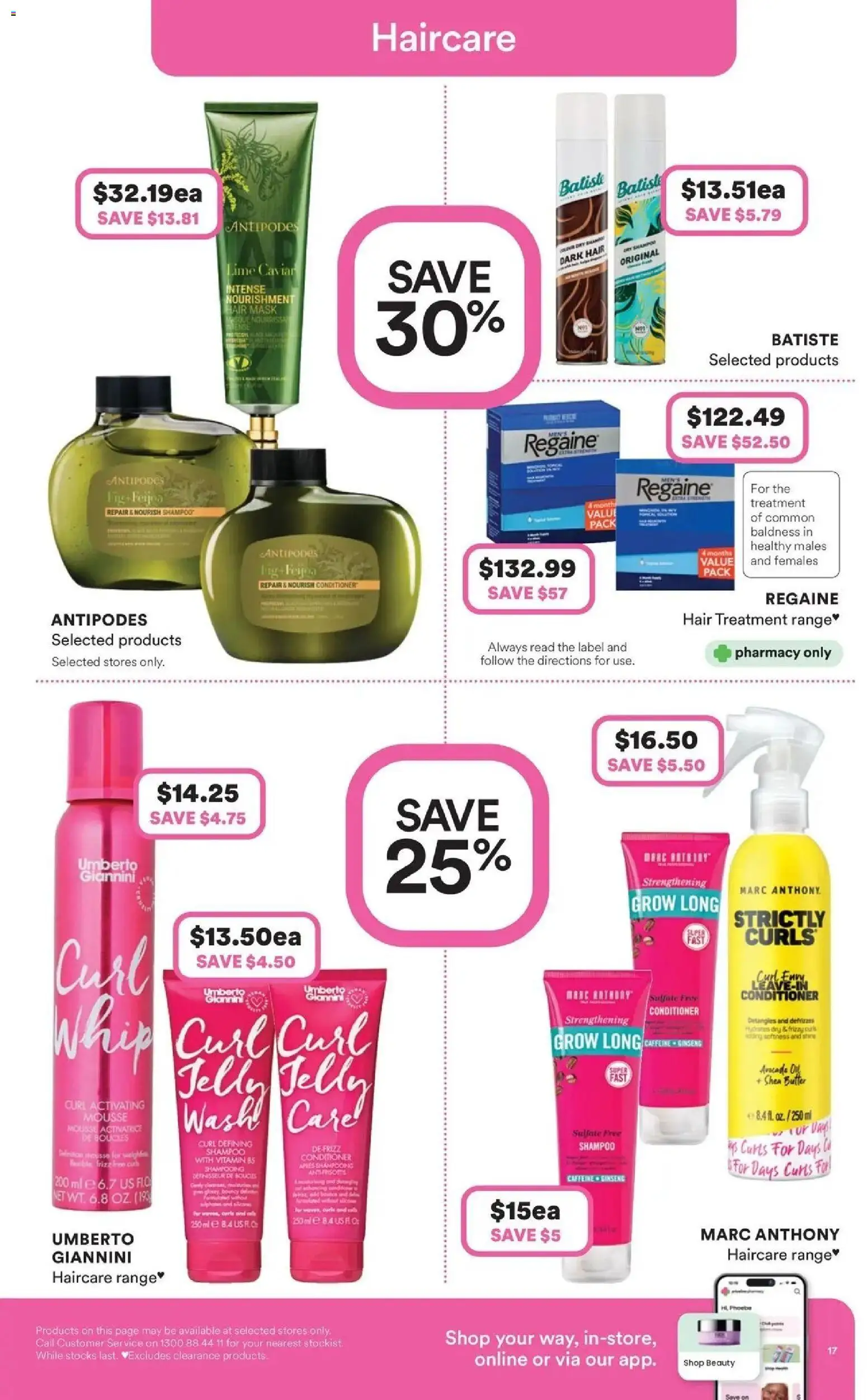 Priceline Pharmacy catalogue - valid from 30/07/2026 | Page: 17 | Products: Shampoo, Oil, Lime, Mousse