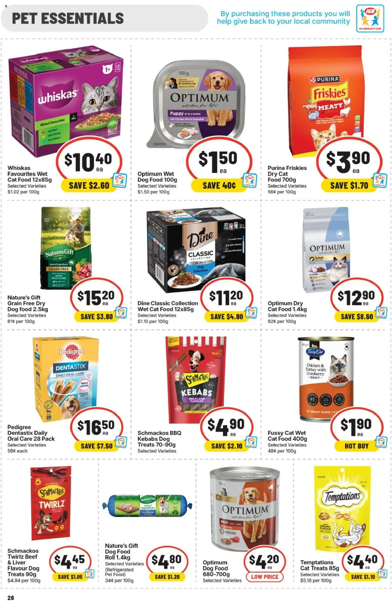 IGA catalogue - valid from 17.06.2026 | Page: 28 | Products: Chicken, Fish, Dog food, Turkey