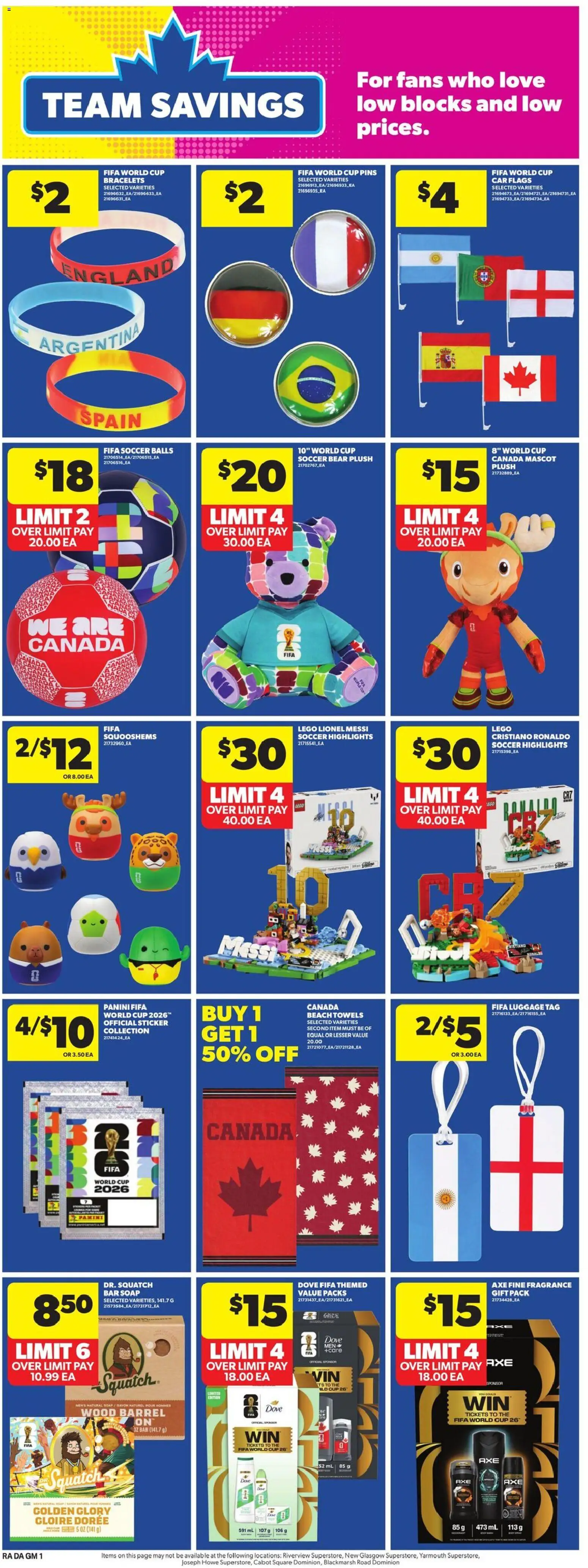Atlantic Superstore flyer valid from 28.05.2026 | Page: 17 | Products: Luggage, Fragrance, Soap
