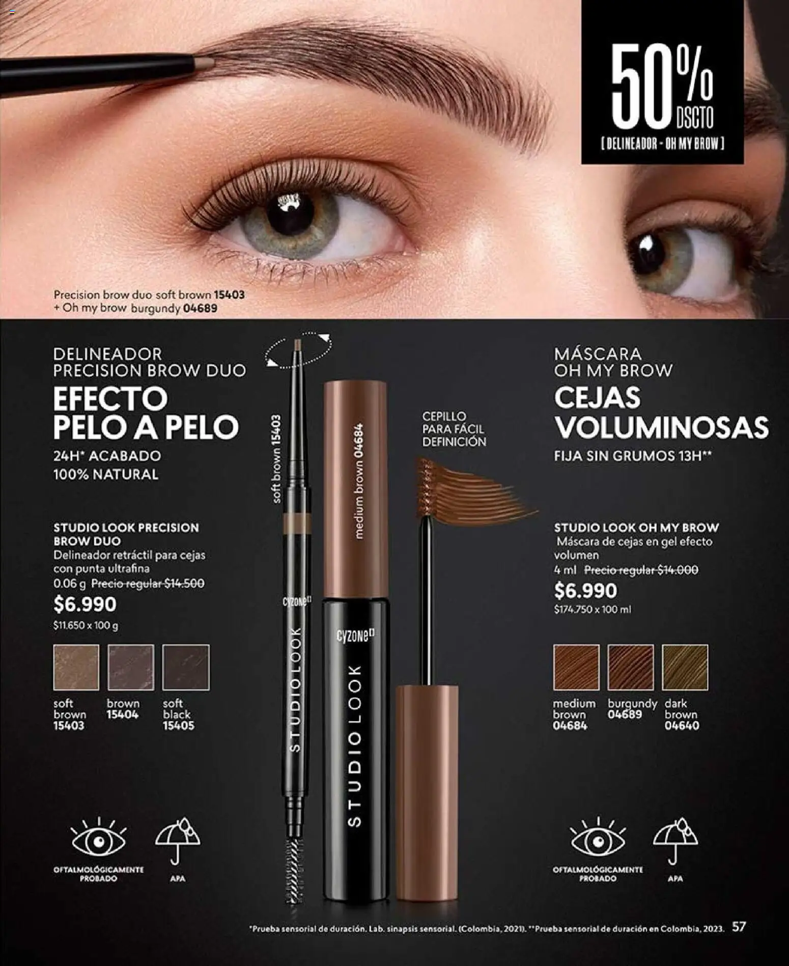 Catálogo CyZone Campaña 12 │ válido desde el 06.07.2026 | Página: 61 | Productos: Cepillo, Máscara, Delineador