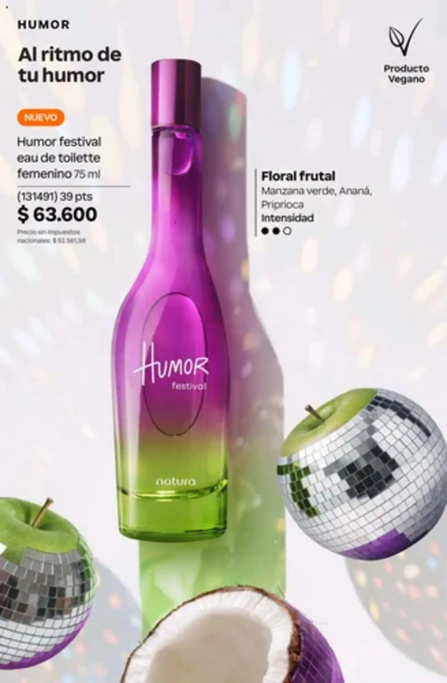 Catálogo Natura Ciclo 14 │ válido desde el 01/10/2026 | Página: 104 | Productos: Eau de toilette, Manzana