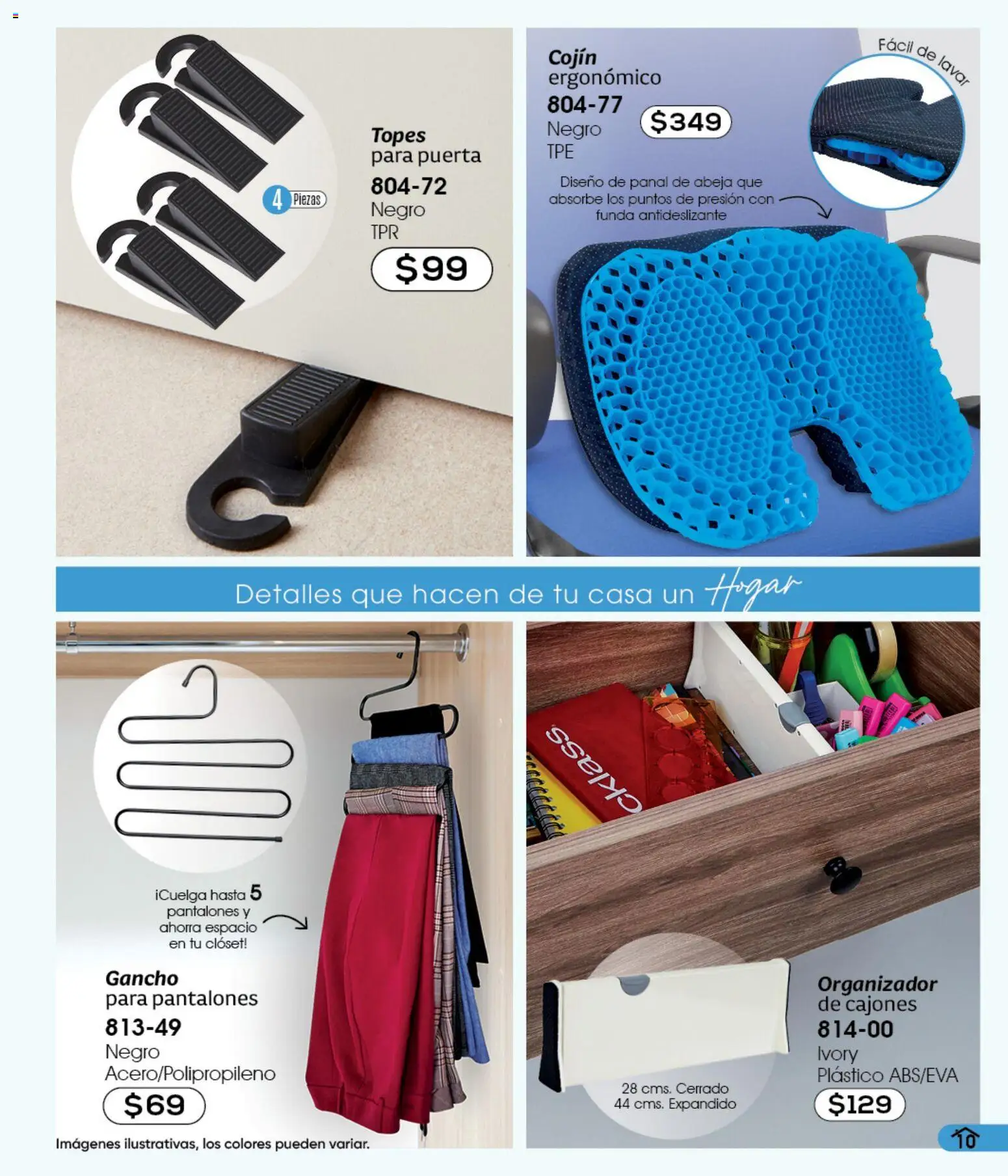 Nuevas ofertas de Cklass válidas en toda la República Mexicana desde el 05.03.2026. ¡Encuentra las mejores ofertas en Cklass catálogo Verano Home! | Página: 11 | Productos: Pantalones, Funda, Organizador