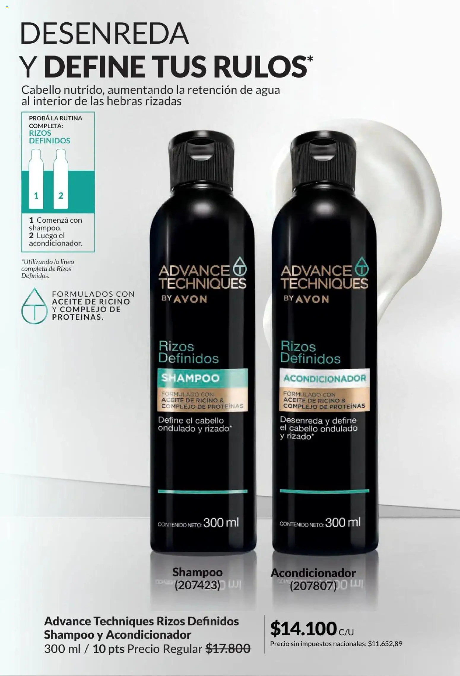 Avon -  Campaña 6/2026 │ válido desde el 01.06.2026 | Página: 186 | Productos: Aceite, Shampoo, Acondicionador, Agua