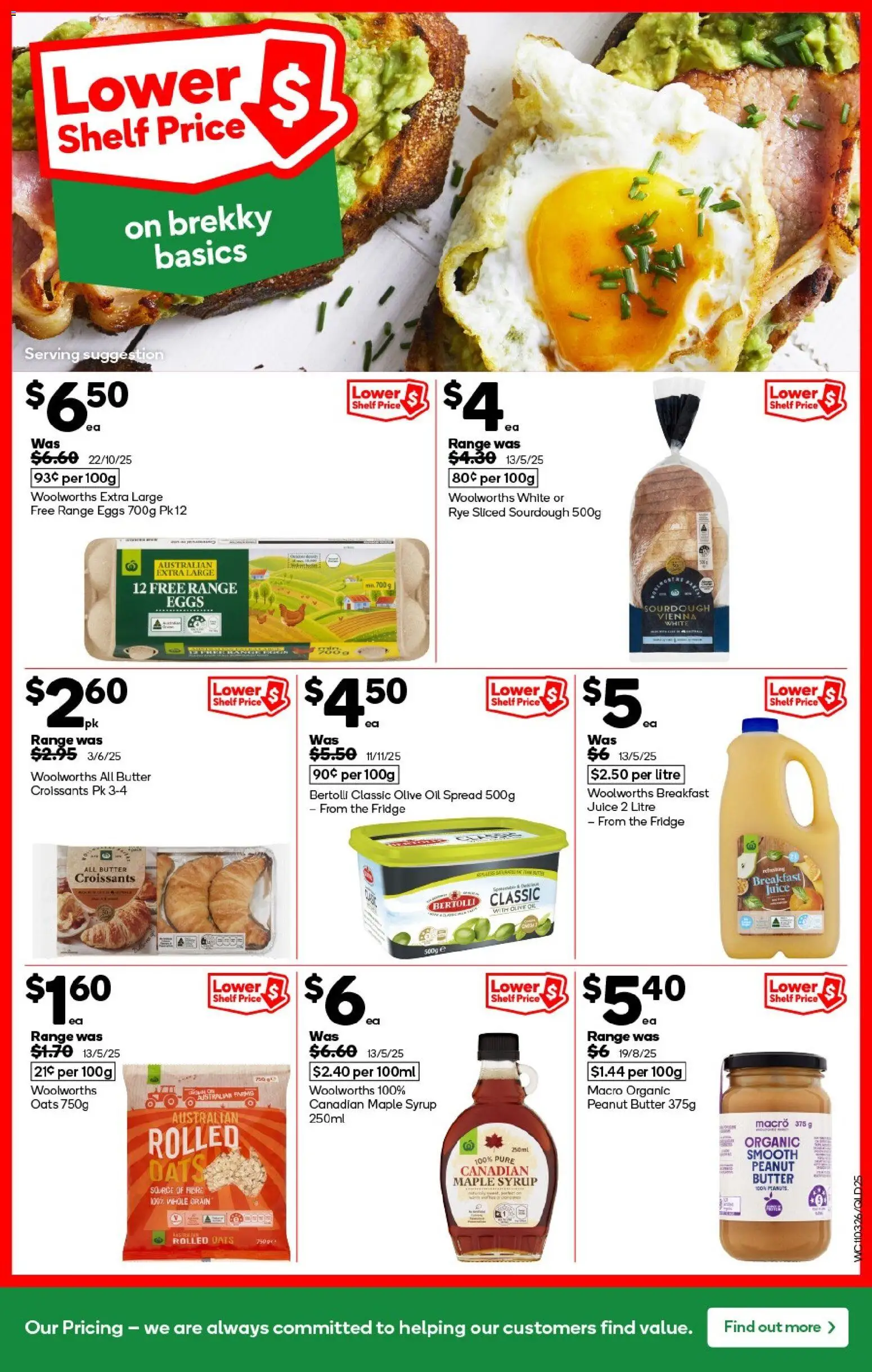 Woolworths catalogue - valid from 11.03.2026 | Page: 25 | Products: Eggs, Juice, Rye, Fridge