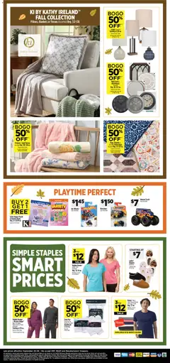 Preview of Dollar General weekly ads valid from 09/20/2026 | Page: 14 | Products: Pants, Socks, Slippers, Books