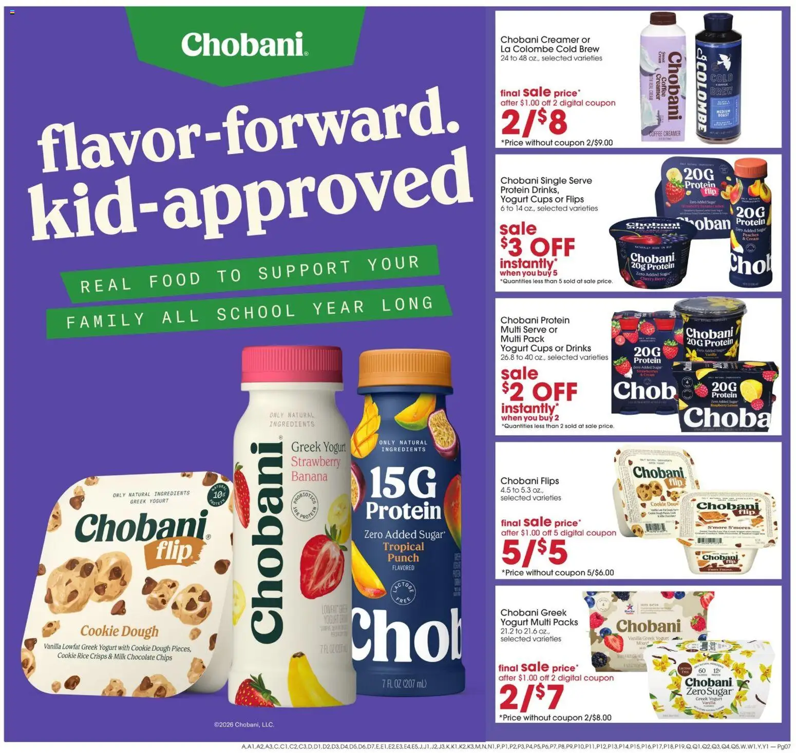 Giant Eagle Weekly Ad - valid from 08/06/2026 | Page: 7 | Products: Probiotics, Milk, Coffee, Chips