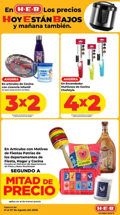 Vista previa de H-E-B folleto, nuevo folleto de la tienda, válido en México a partir del 21/08/2026 | Página: 20 | Productos: Bolsa, Vela, Cocina, Encendedor
