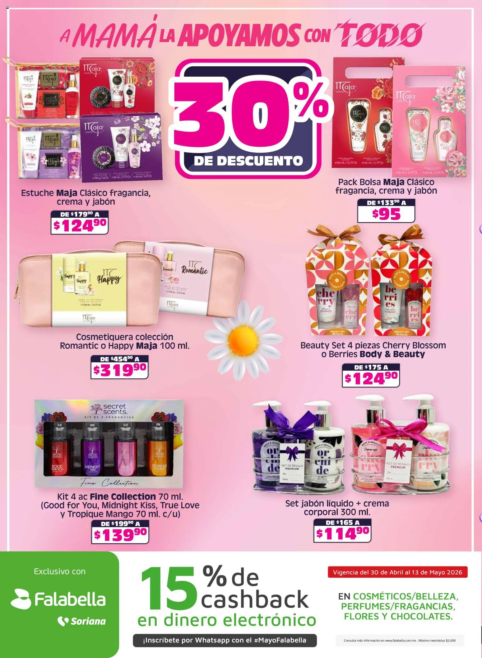Nuevas ofertas de Soriana válidas en toda la República Mexicana desde el 30.04.2026. ¡Encuentra las mejores ofertas en Soriana folleto! | Página: 25 | Productos: Mango, Estuche, Body, Jabón