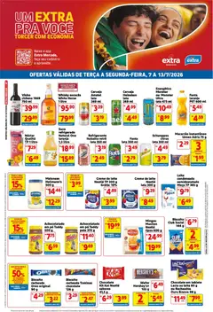Extra ofertas de Mercado Semanal - Pré-Visualização do folheto da loja Extra, válido de 07/07/2026 | Página: 1