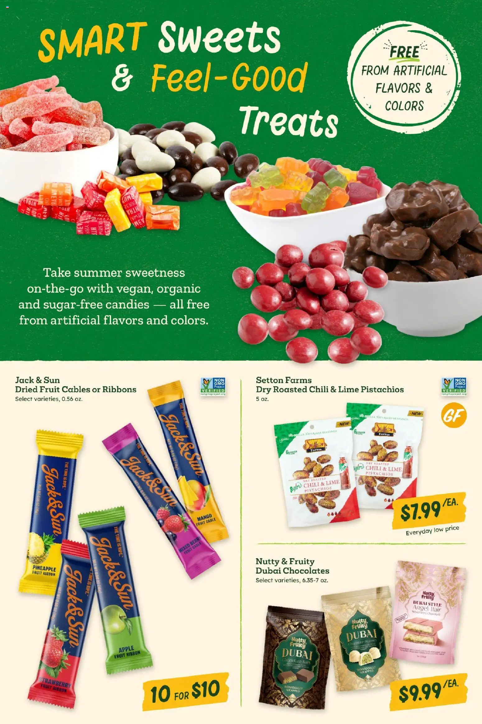 Sprouts Monthly Ad - valid from 27.05.2026 | Page: 9 | Products: Ribbons, Chocolate, Candies, Mango