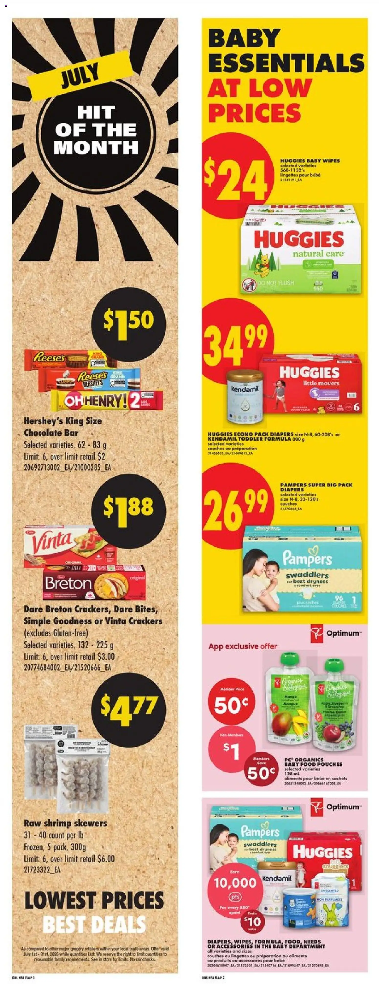 No Frills flyer valid from Jul 16, 2026 | Page: 6 | Products: PC, Chocolate
