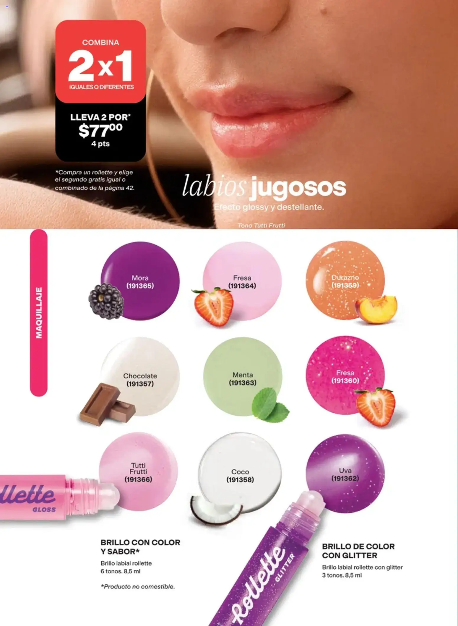 Nuevas ofertas de AVON válidas en toda la República Mexicana desde el 02/10/2026. ¡Encuentra las mejores ofertas en AVON campaña 15 2026! | Página: 42 | Productos: Fresa, Durazno, Chocolate, Maquillaje