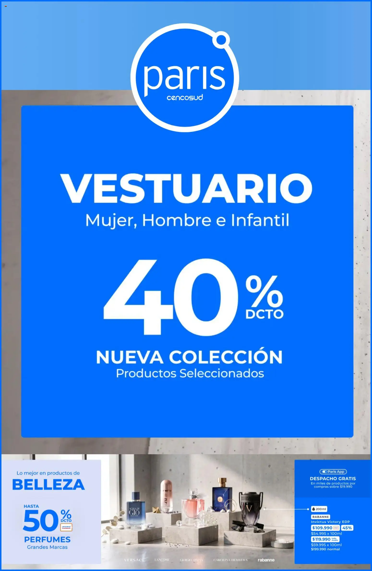 Paris Ofertas │ válido desde el 09.08.2026 | Página: 1 | Productos: Perfumes, Sobre