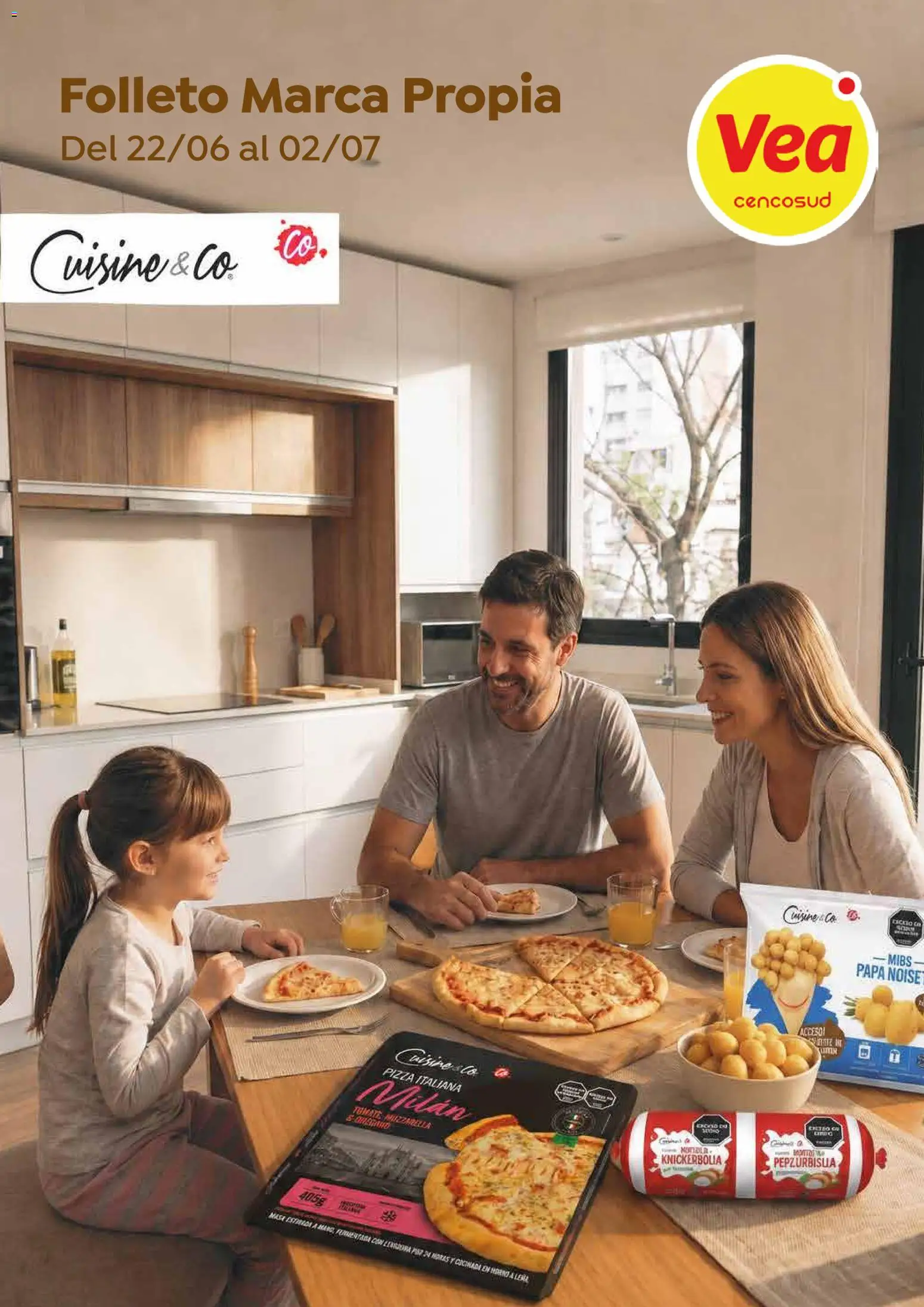 Vea - Folleto nacional Marca Propia Vea │ válido desde el 22/06/2026 | Página: 1 | Productos: Papa, Pizza