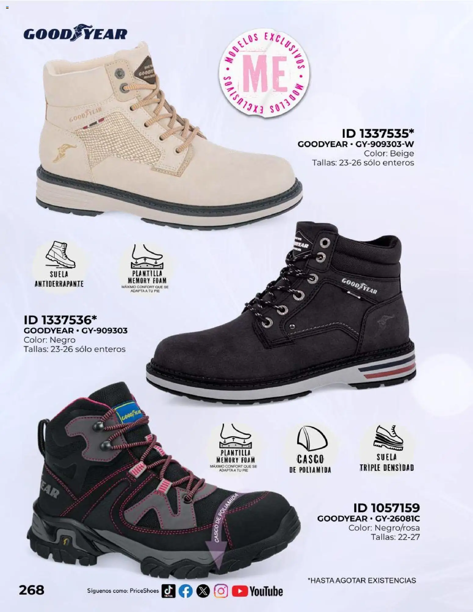 Nuevas ofertas de Price Shoes válidas en toda la República Mexicana desde el 01/10/2026. ¡Encuentra las mejores ofertas en Price Shoes catálogo Exclusivos! | Página: 268