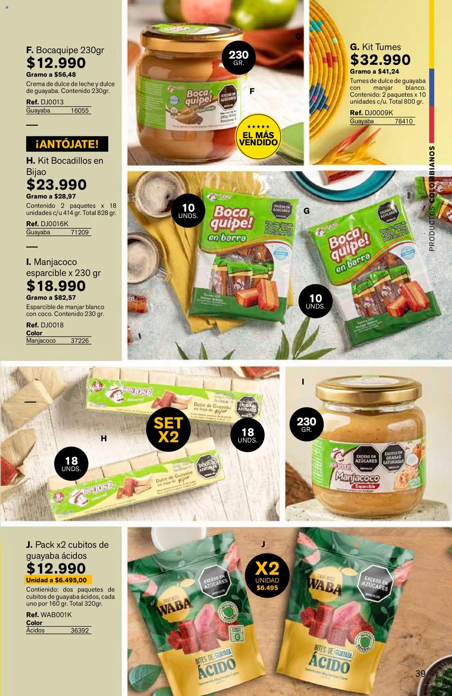 Leonisa revista - valida desde el 25/06/2026 | Página: 39 | Productos: Crema, Guayaba, Leche