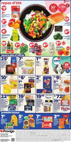 Preview of Provigo weekly flyer / circulaire from shop Provigo valid from Jul 23, 2026 | Page: 2 | Products: Pasta, Chips, Blush, Juice