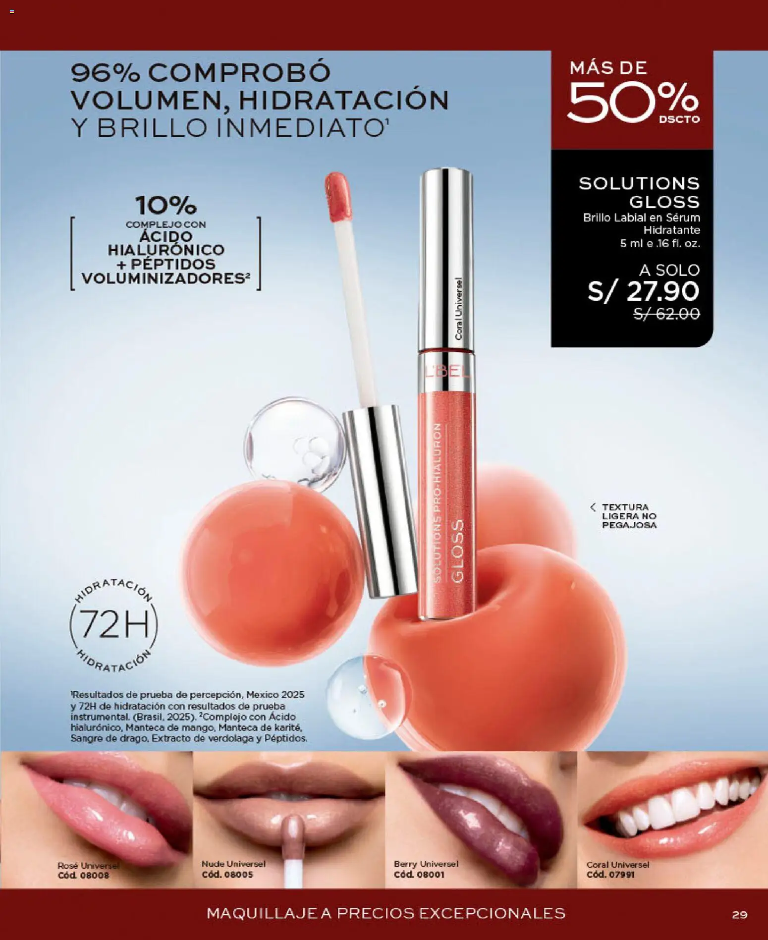 Catálogo L'Bel válido desde 09/09/2026 | Página: 29 | Productos: Manteca, Manteca de karité, Maquillaje