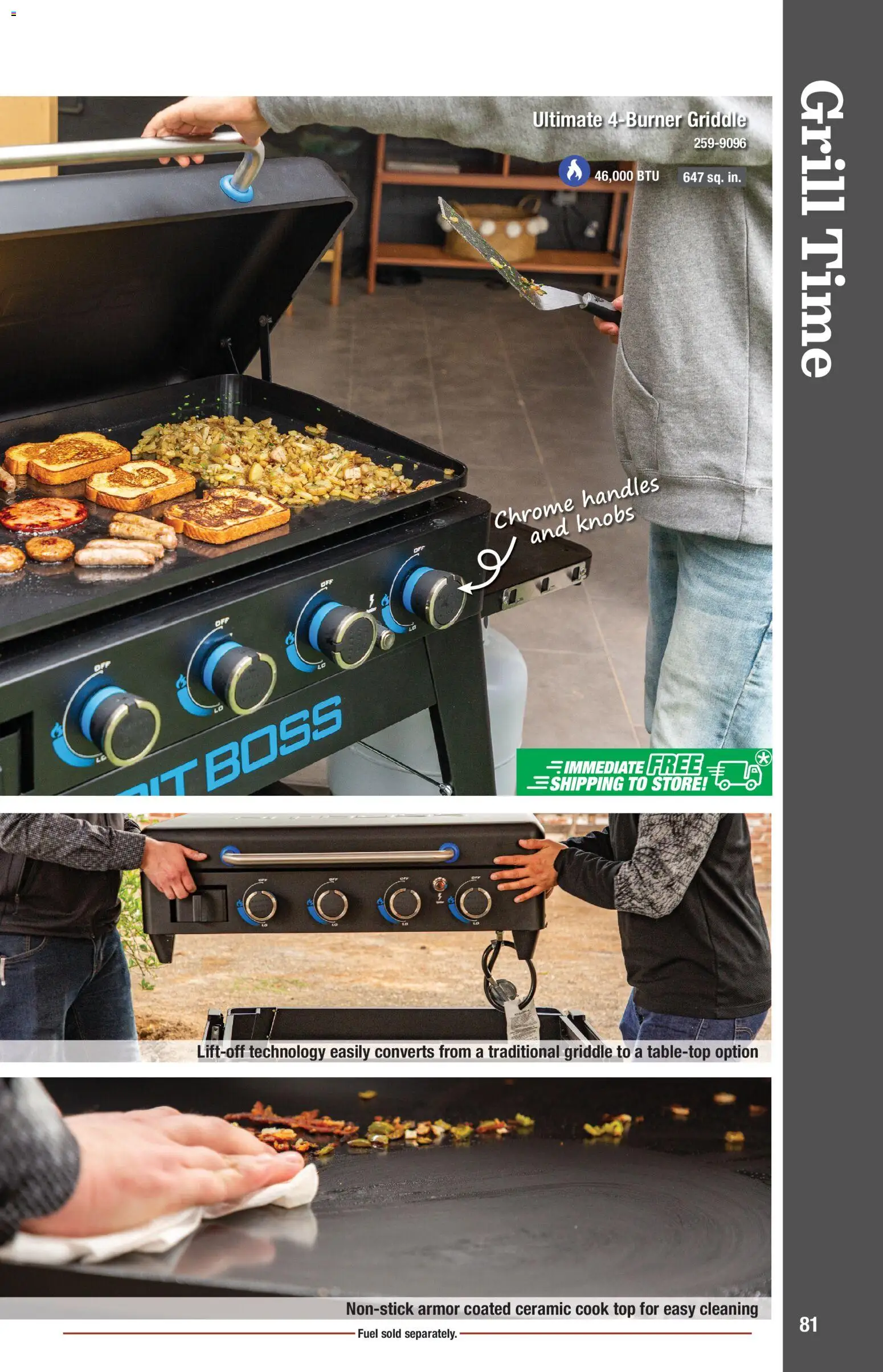 Menards Outdoor Living Catalogue - valid from 02/04/2026 | Page: 81 | Products: Griddle, Grill