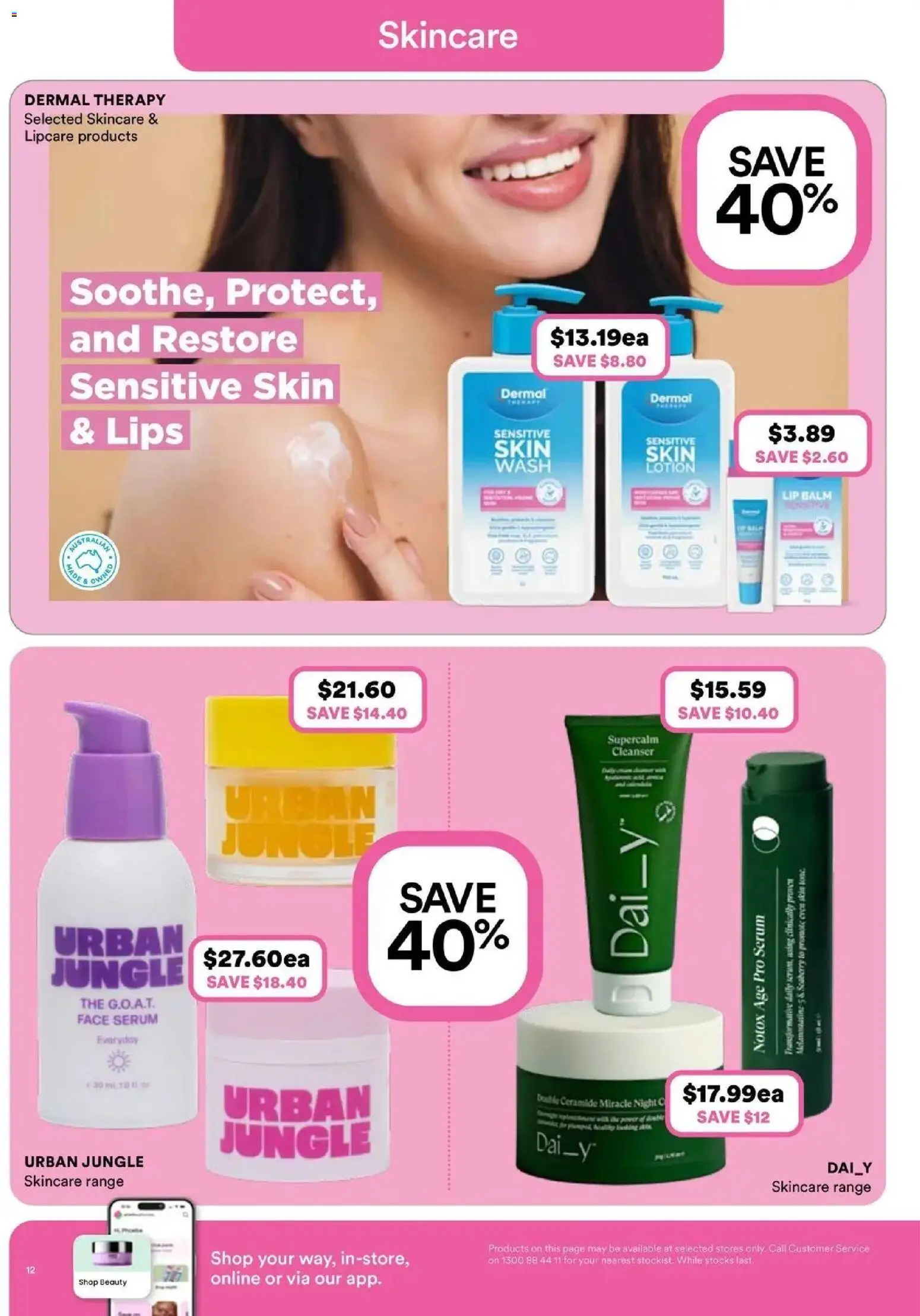 Priceline Pharmacy catalogue - valid from 03/06/2026 | Page: 12 | Products: Lotion, Sensitive skin