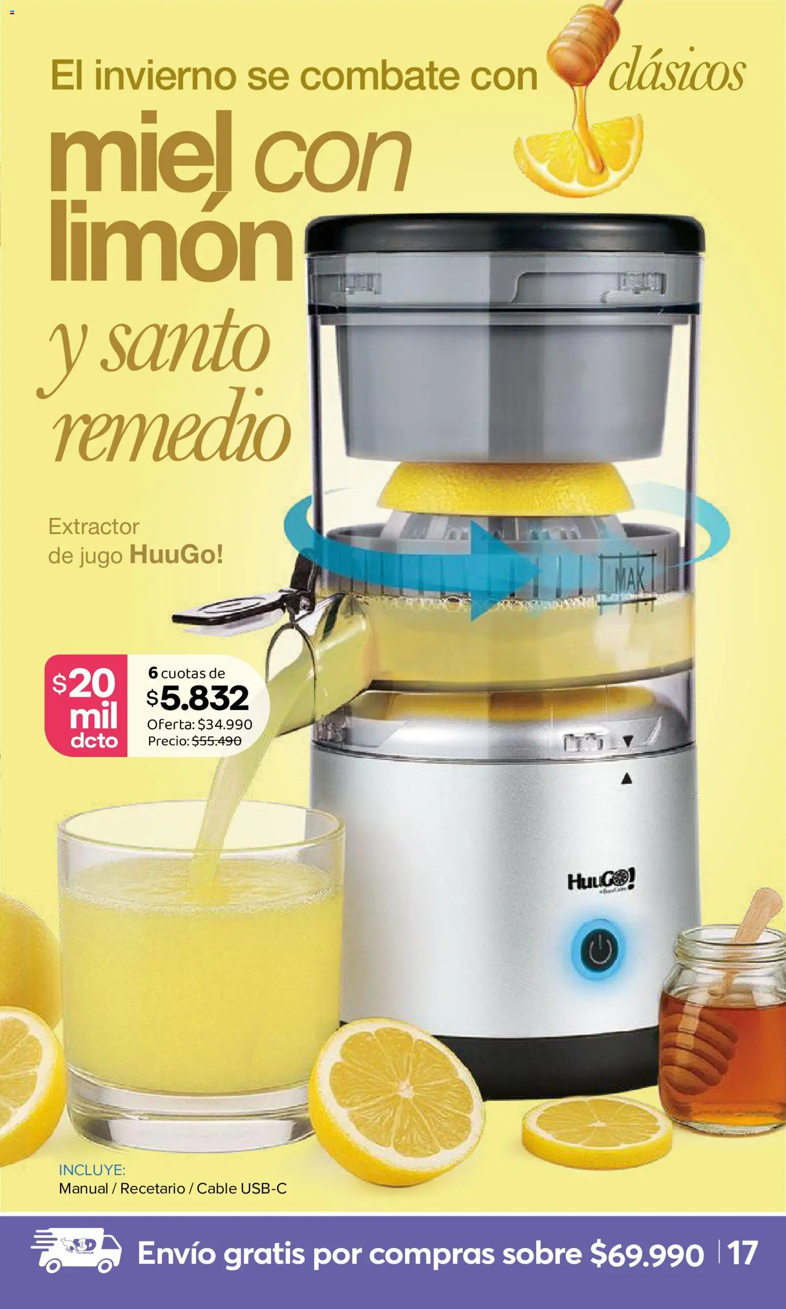 A3D Ofertas │ válido desde el 07.07.2026 | Página: 17 | Productos: Cable, Limón, Sobre, Jugo