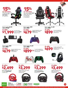 Vista previa de City Club catálogo, nuevo folleto de la tienda, válido en México a partir del 01/09/2026 | Página: 15 | Productos: Luz LED, Playstation, Silla gamer, Xbox