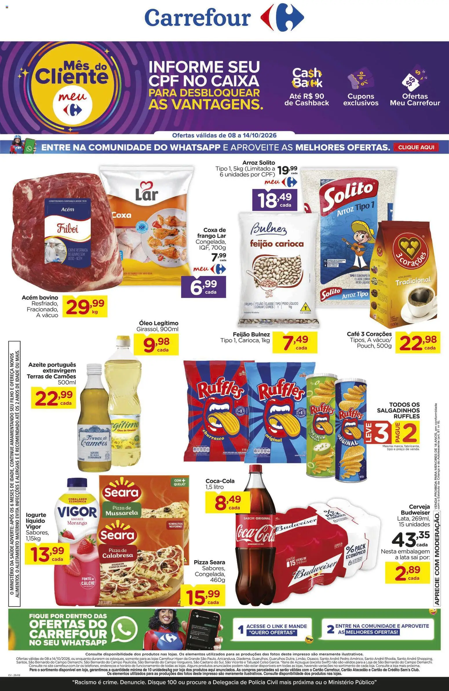Carrefour Folheto - válido de 08/10/2026 | Página: 1
