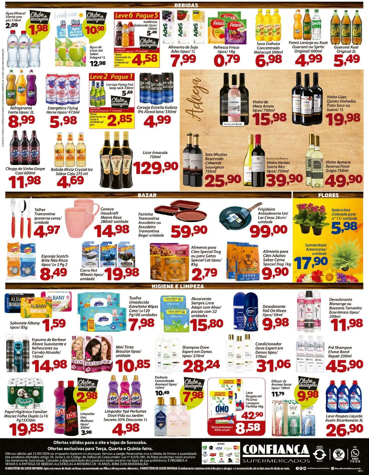 Confiança Folheto - válido de 19.05.2026 | Página: 4 | Produtos: Sal, Sempre Livre, Soja, Tinta