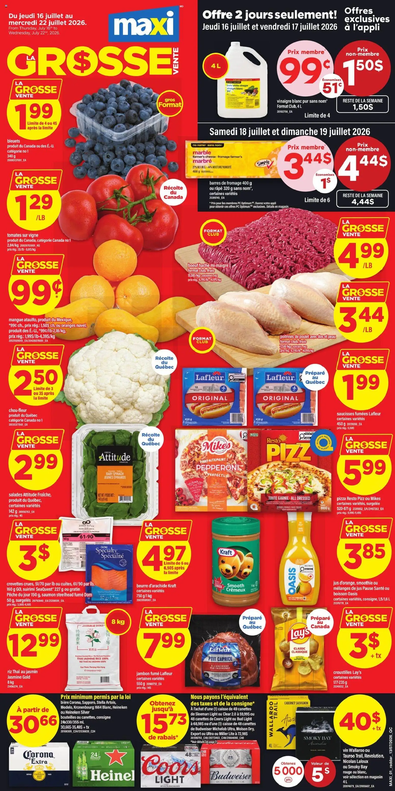 Maxi flyer valid from Jul 16, 2026 | Page: 1
